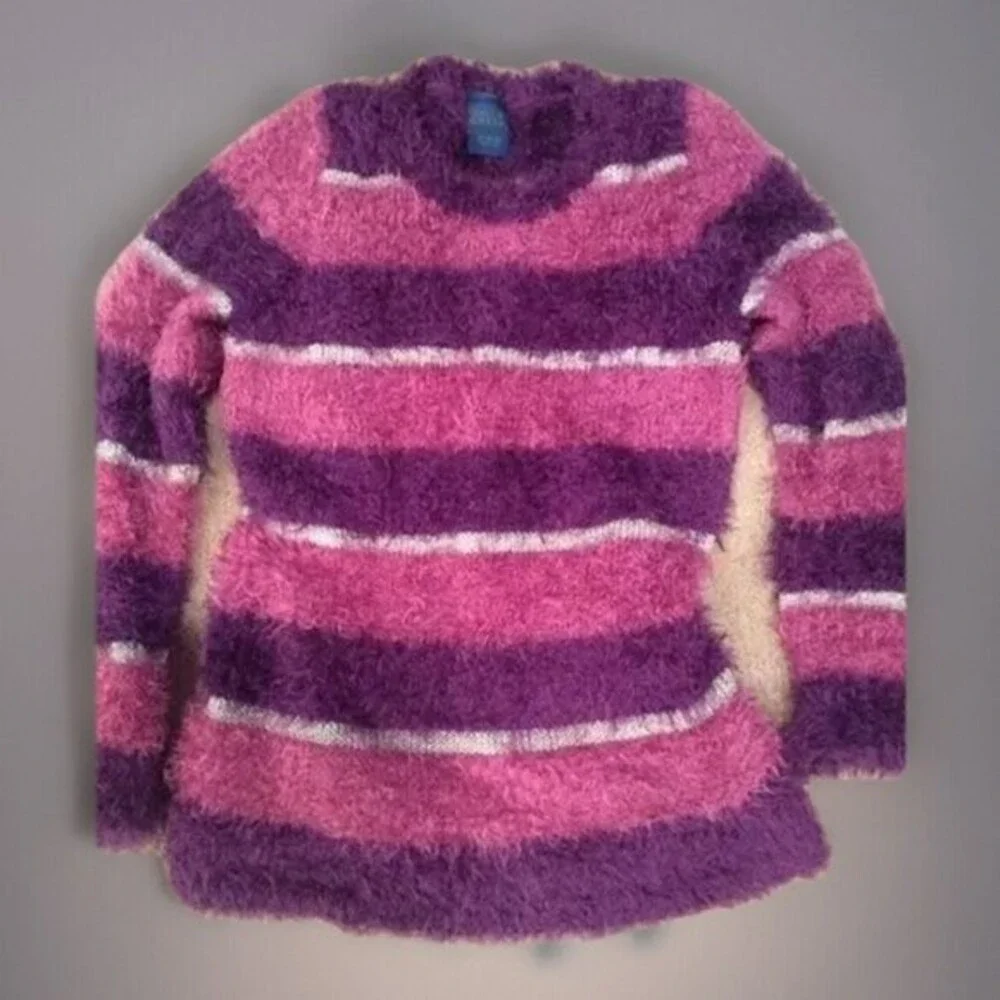 Falls Creek Fleece Zip Up Jacket & Sweaters - Pink / Purple Girls Size XL
